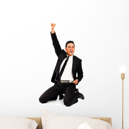 Businessman Victory Pose