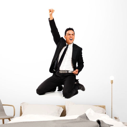 Businessman Victory Pose