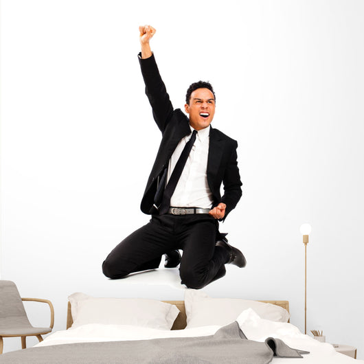 Businessman Victory Pose