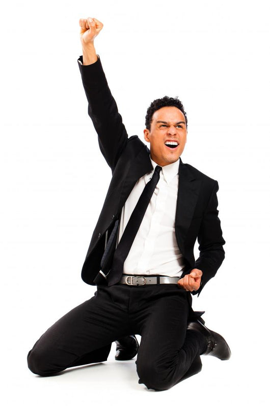 Businessman Victory Pose