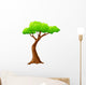 Cartoon Tree White Wall Decal