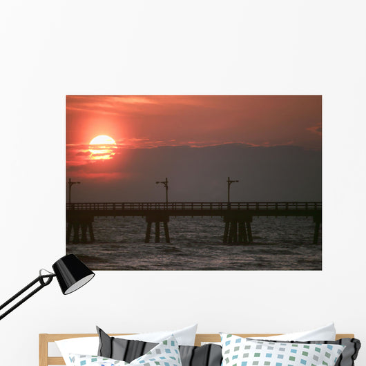 panama city pier Wall Mural