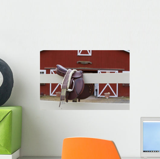 Riders Saddle Wall Mural