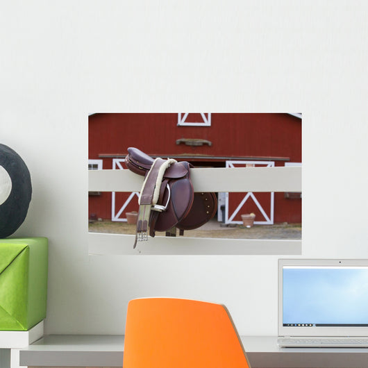 Riders Saddle Wall Mural