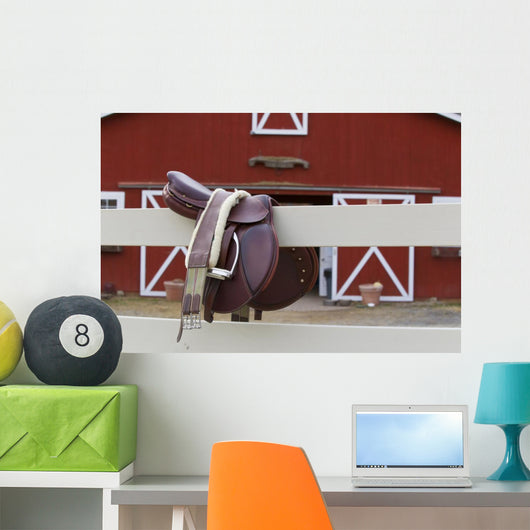 Riders Saddle Wall Mural