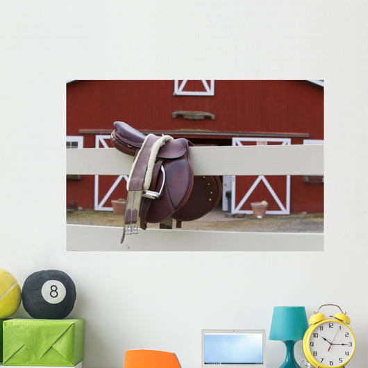 Riders Saddle Wall Mural