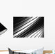 Aluminum abstract silver stripe pattern background Wall Mural
