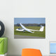 White Plane Wall Mural