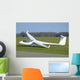 White Plane Wall Mural