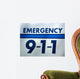Dial 911 Wall Mural