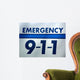 Dial 911 Wall Mural