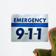 Dial 911 Wall Mural