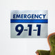 Dial 911 Wall Mural