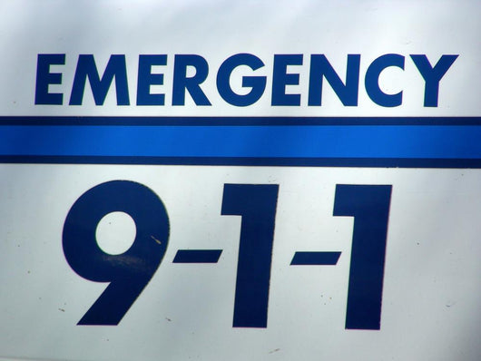 Dial 911 Wall Mural