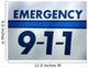 Dial 911 Wall Mural
