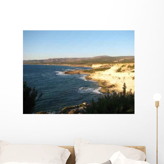 Cyprus Coastline Wall Decal