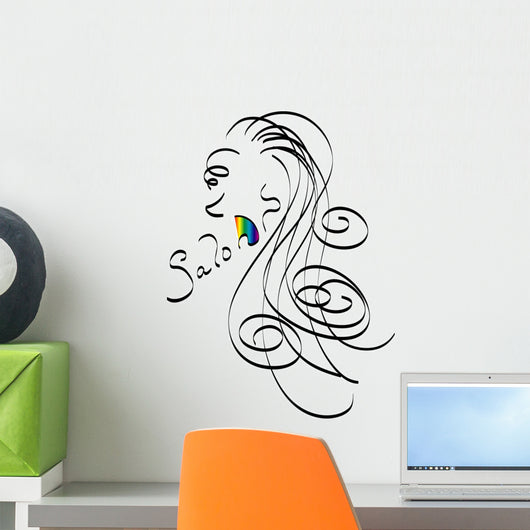 Salon Logo Wall Decal
