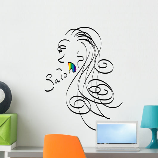 Salon Logo Wall Decal