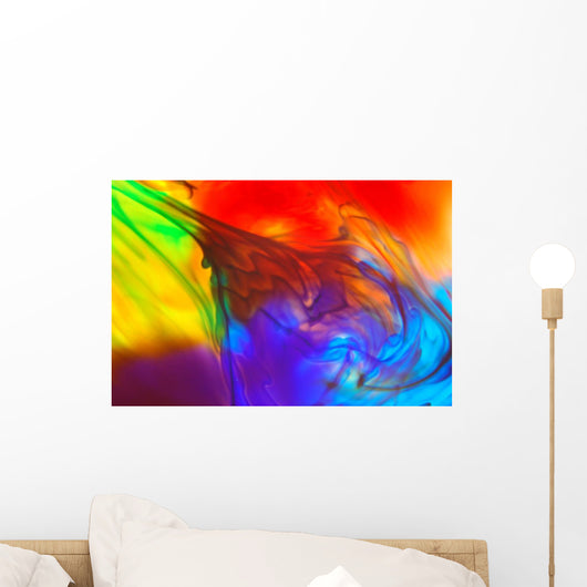 Liquid Rainbow Wall Decal