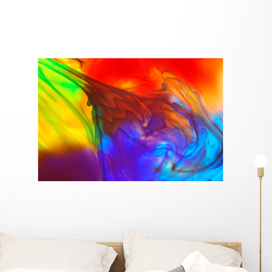 Liquid Rainbow Wall Decal