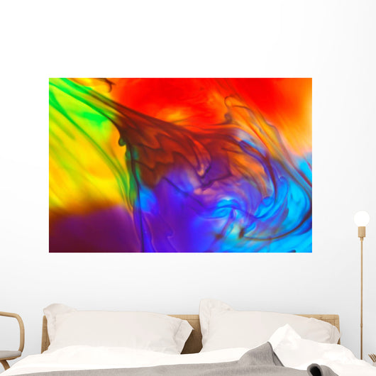 Liquid Rainbow Wall Decal