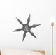 Ninja Star Shuriken Wall Decal
