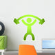 Man Lifting Weight Wall Decal