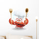 Granchio Chefcrab Cookvector