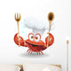 Granchio Chefcrab Cookvector