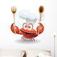 Granchio Chefcrab Cookvector