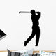 golfer silhouette Wall Mural