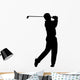 golfer silhouette Wall Mural