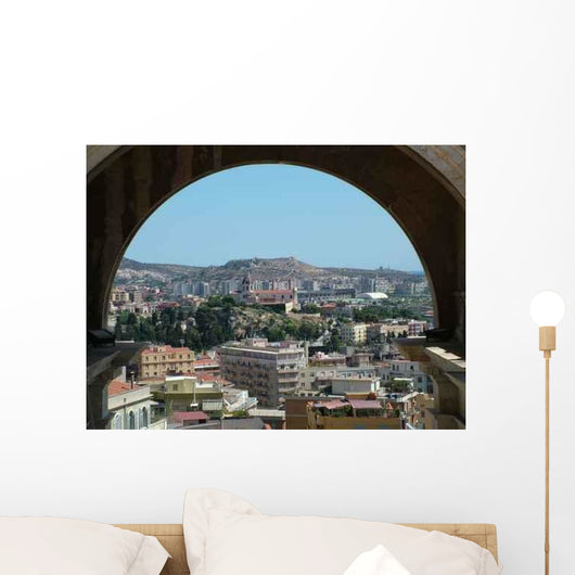 Stadt Cagliari Wall Decal