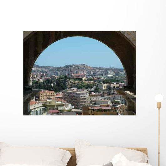 Stadt Cagliari Wall Decal