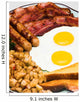 Complete Egg Breakfast (close Portrait View) Wall Mural
