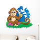 Monkey Eating Banana near