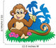 Monkey Eating Banana near