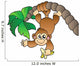 Monkey Hanging Palm Tree Wall Decal