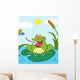 Frog Catching Fly Wall Mural