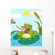 Frog Catching Fly Wall Mural