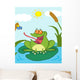 Frog Catching Fly Wall Mural