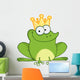 Happy Frog Prince Cartoon Character Wall Decal