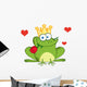 Romantic Frog Prince Wall Decal
