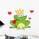 Romantic Frog Prince Wall Decal