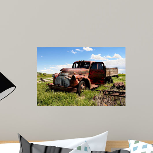 Vintage Farm Truck Wall Mural