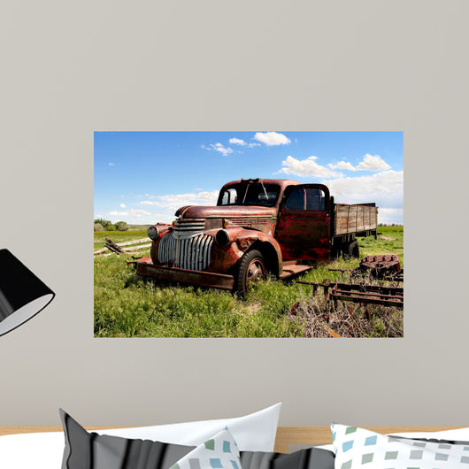 Vintage Farm Truck Wall Mural