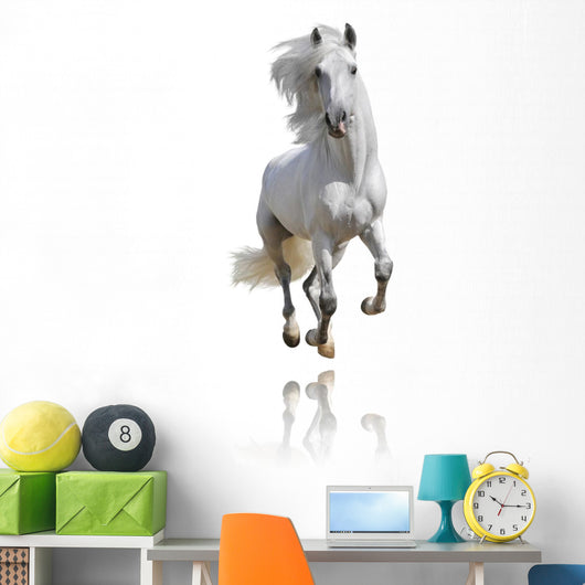 White Horse Isolated Wall Decal