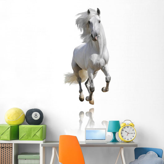 White Horse Isolated Wall Decal