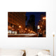 Market St Dusk Wall Decal