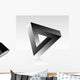 Triangle Optical Illusion Wall Decal